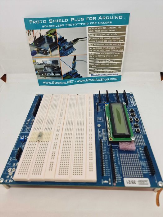 Płytka Proto Shield Plus LCD KIT