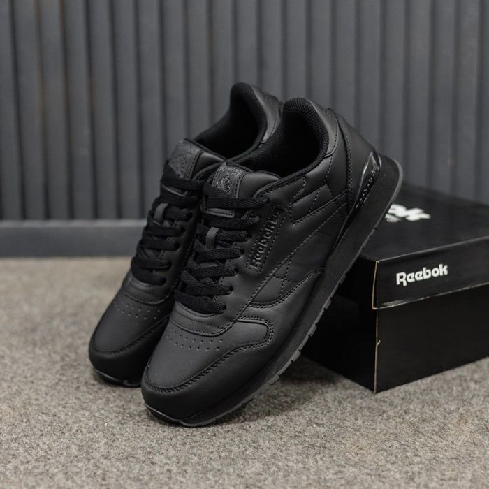 Кроссовки Reebok Classic All Black Мужские оригинал новые