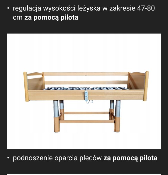 Łóżko rehabilitacyjne