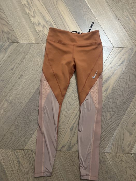 Лосіни спортивні найк nike dry fit оранжеві