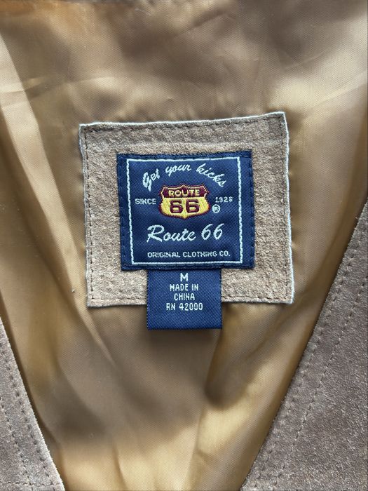 Винтажная замшевая жилетка Route 66 / Vintage M
