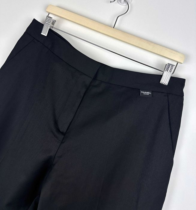 Spodnie Chanel Uniform czarne materiałowe Jermynstreetdesign r. 34