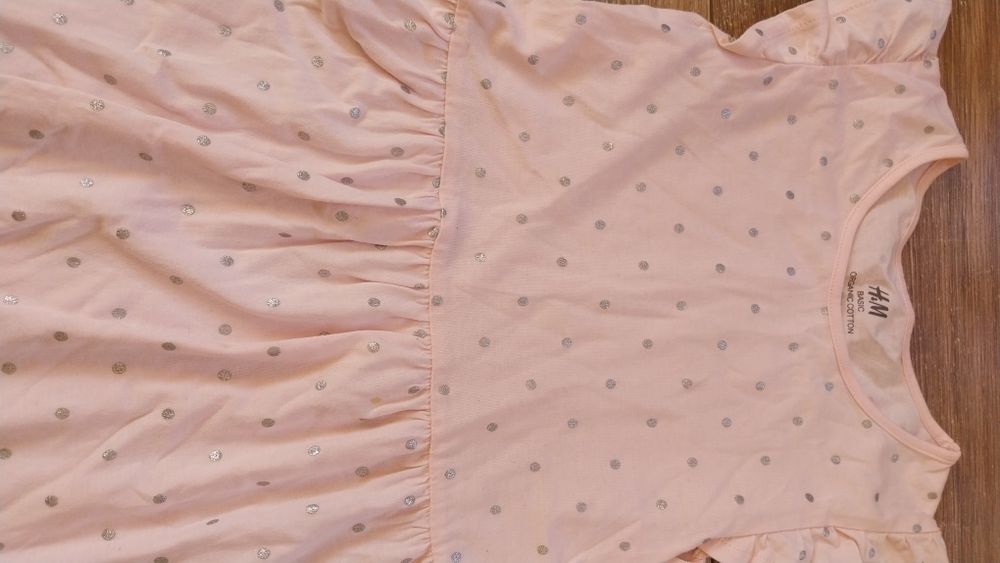 Sukienka hm r. 122/128 różowa