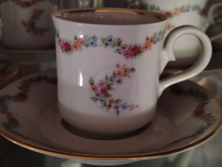 Serviço de café porcelana