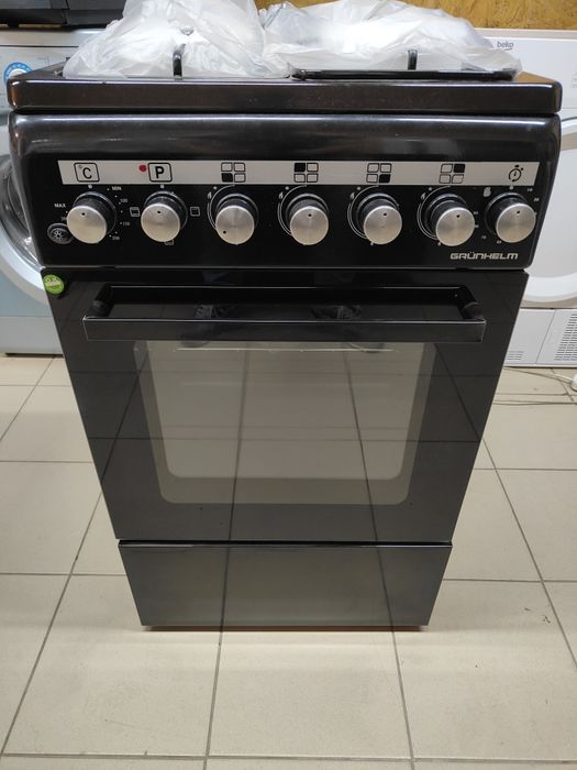 Газова плита з електро духовкою Grunhelm flg5612mb