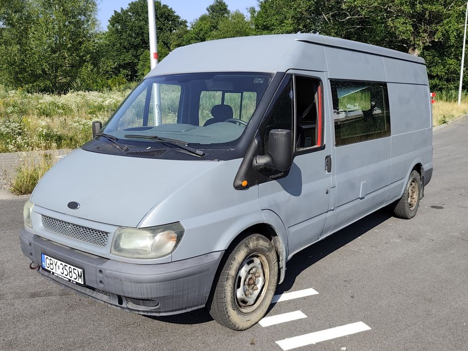 Ford Transit 2.0d, 2006r, kamper/dostawczak, ciężarowy 9 osób.