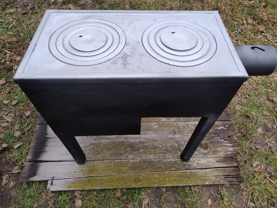 Piec na Dwie Fajerki 70kg 4mm Koza  Kominek