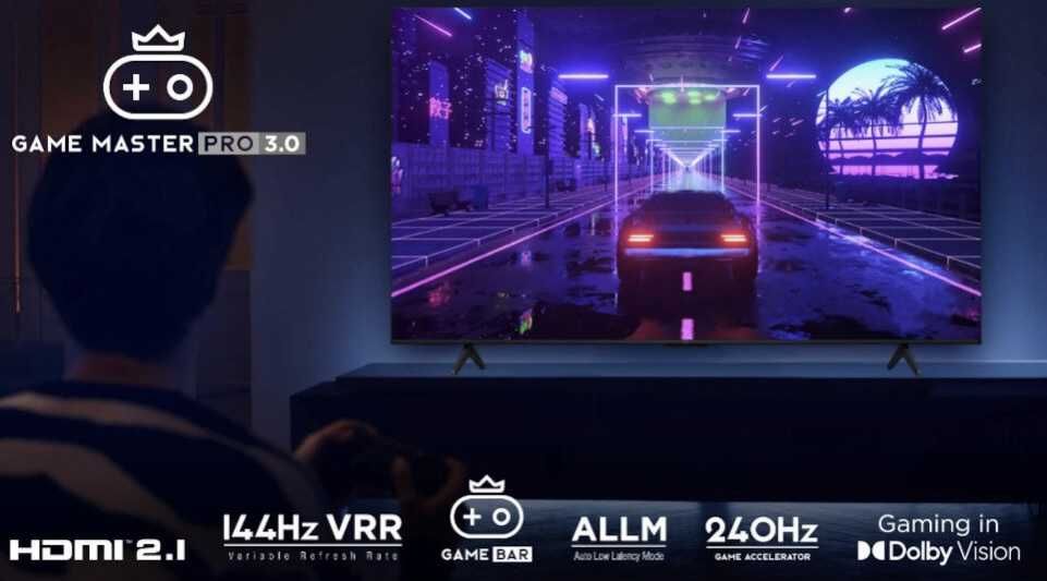 Telewizor TCL 55P755: LED 55 cali 4K UHD Bluetooth, Wi-Fi. Smart TV