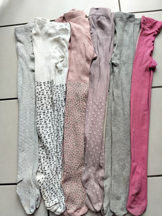 Zestaw rajstop dziecięcych 110/116