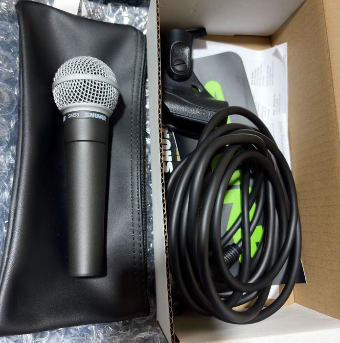 Microfone Shure SM58 [C/ Fatura e 5 Anos de Garantia]