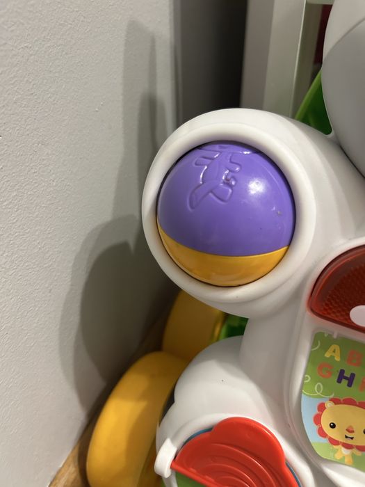 Chodzik zabawka edukacyjna pchacz zebra fisher price