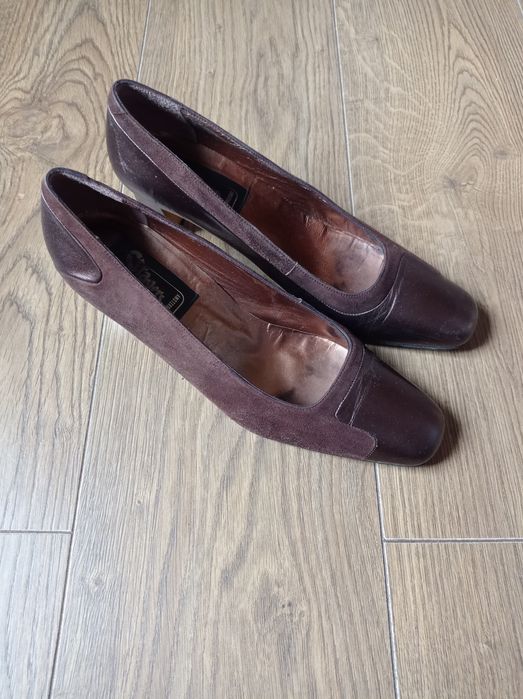 Туфли кожа-замша