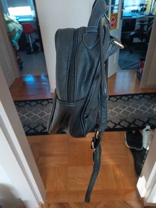 Czarny plecak elegancki