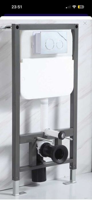 Autoclismo de Encastrar para Sanita Suspensa Mawialux – Estrutura Completa Nova Autoclismo, autoclismo encastrar, sanita suspensa, estrutura sanita,