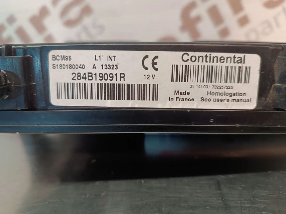 MODULO BCM UCH RENAULT MEGANE III REF: 284B19091R S180180040