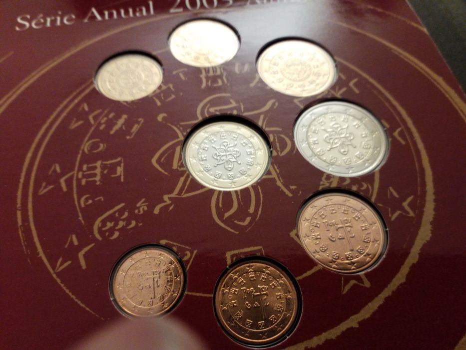 Moedas em euros portugueses
