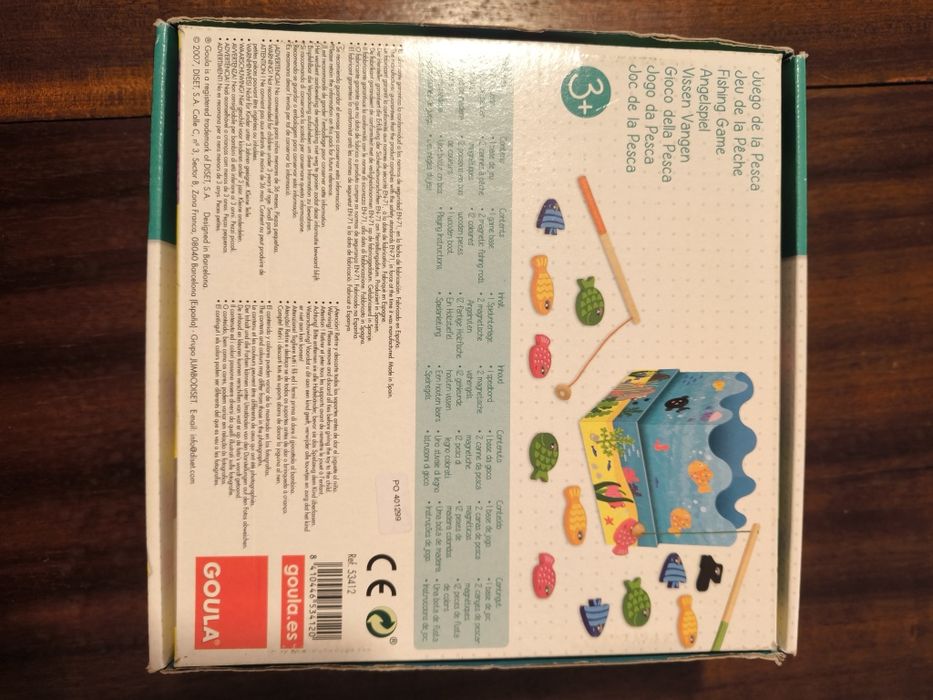 Jogo de pesca magnético