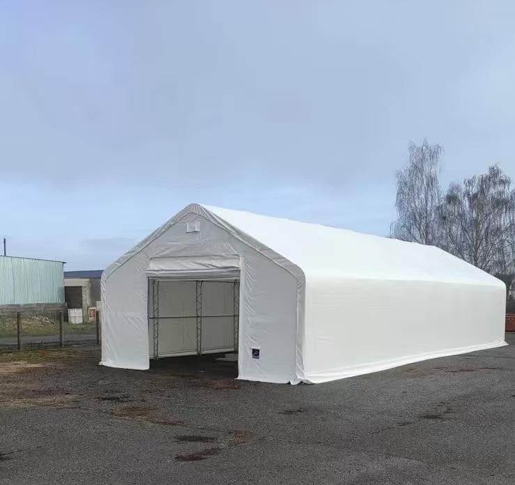 HALA NAMIOTOWA namiot magazynowy gospodarczy 120m Magazyn 10x12x5,2 WIĄZAR METALOWY OCYNKOWANY Dostępna od ręki MONTAŻ !