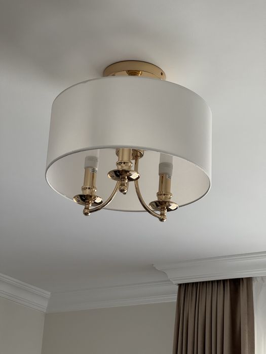 Plafon sufitowy, Abu dhabi gold white Cosmo lamp