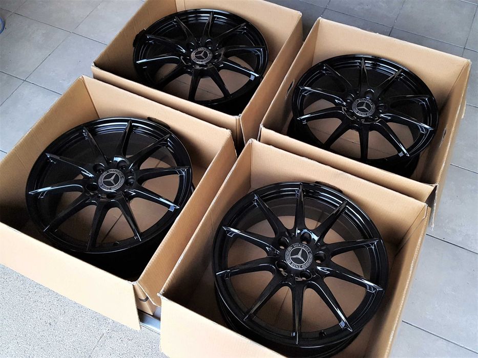 Alufelgi 17 5x112 Mercedes A B C CLA GLA V Vito Viano Czarne ! 260#