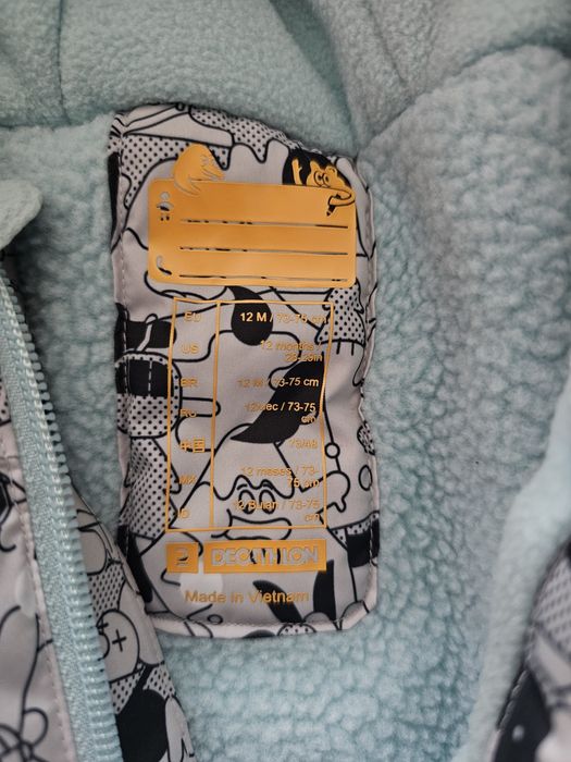 Fato neve criança - 12M 73-75cm