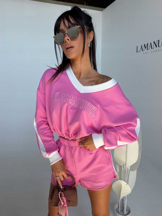 La manuel komplet double różowy M/L