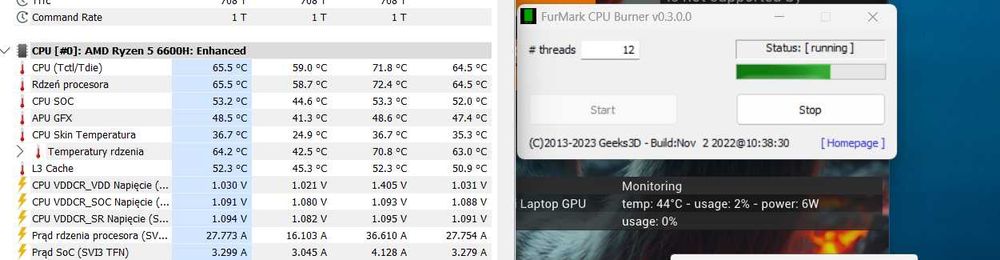 Acer Nitro 5 R5-6600H RTX3050Ti 16 GB 144Hz RTX 3050 Ti 100% SPRAWNY