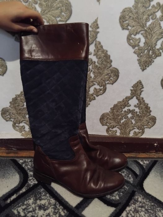 Продам сапожки р,36 натуральна шкіра