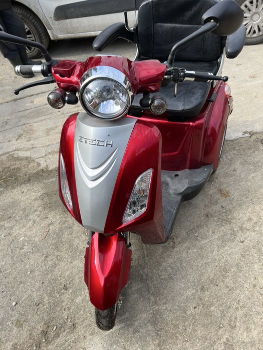 Skuter elektryczny inwalidzki trójkołowy ZT15 jazda bez uprawnień