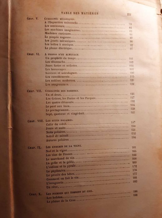 Curiosités Scientifiques