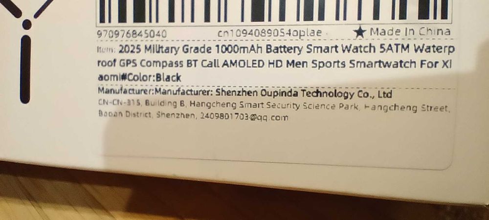 Smartwatch z GPS z mocna baterią