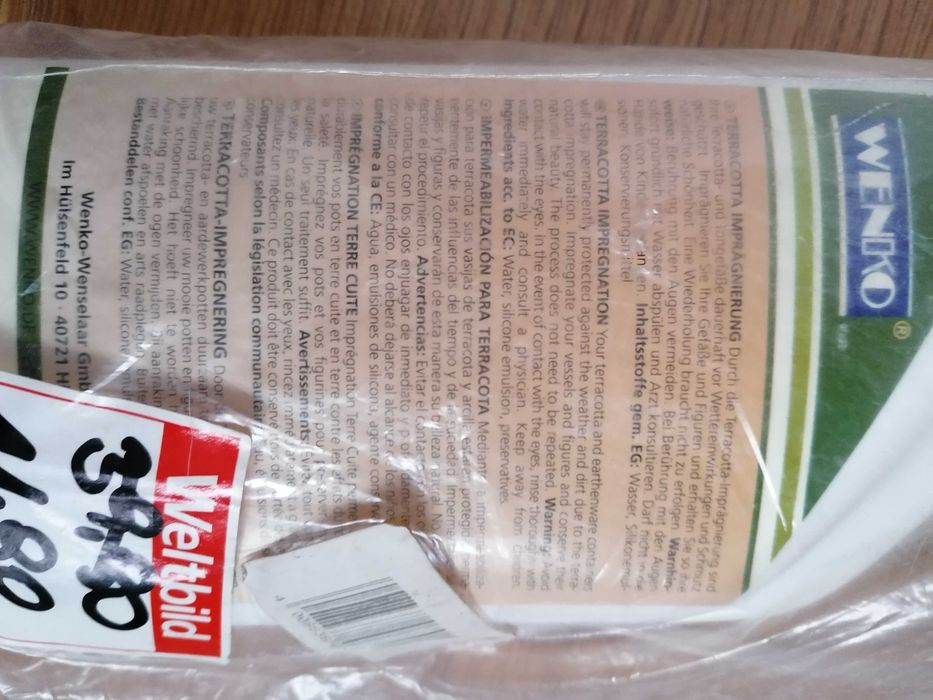 Impregnat do terakoty i gliny WENKO