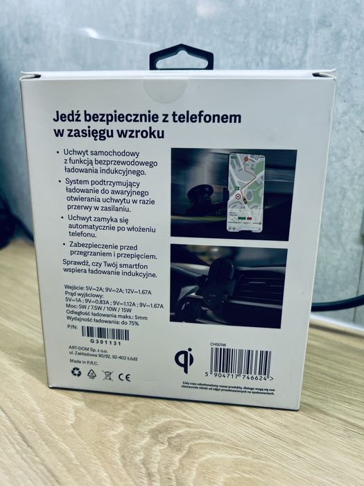 Uchwyt na telefon magnetyczny  X line CH501W czarny