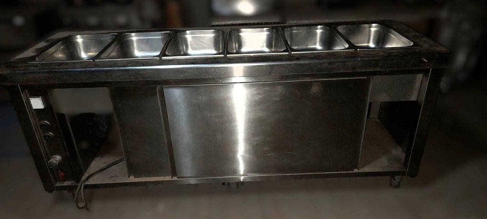 Banho Maria Self-Service c/estufa e 6 containers 1/1 c/tampa