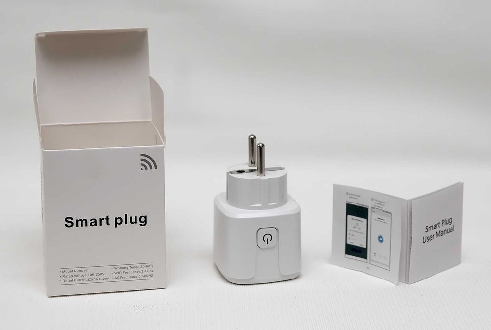 Розумна WiFi розетка HerePow з функцією моніторингу Tuya Smart Life