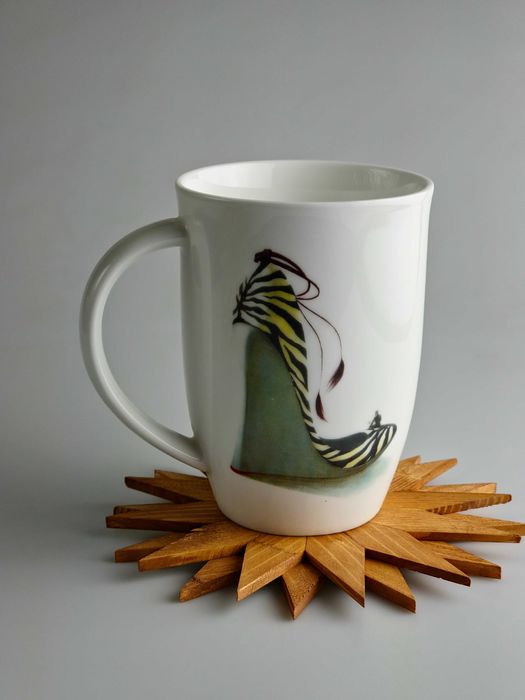 Комплект подставок под горячее. Дерево. 4 шт. Ручная работа.