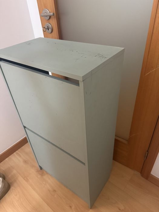 Sapateira ikea verde