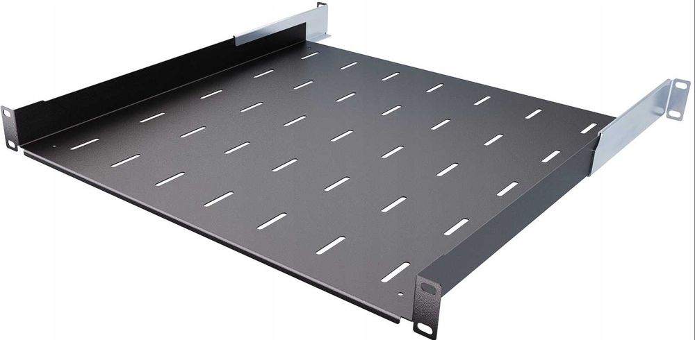 Półka RACK 19" 1U 450mm Regulowana 450-610 mm do Szaf RACK Stalflex