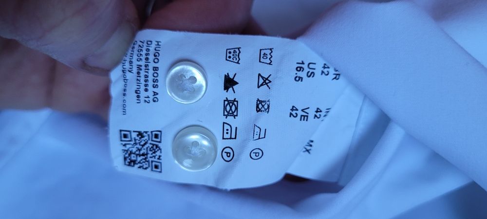 Biała koszula Hugo Boss L