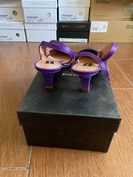 Pinko Szpilki/Sandały MENTA | z dodatkiem skóry 37