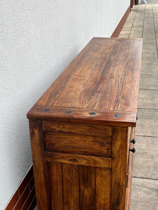 Piękna komoda - lite drewno indyjskie, loft, meble kolonialne