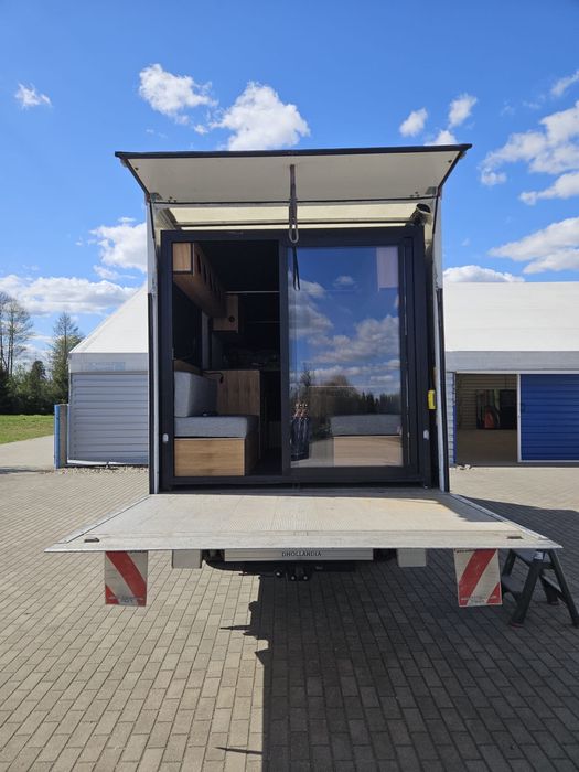 Zabudowa kamper, camper, kontener, miedzynarodówka