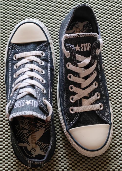 Nowe Oryginalne Trampki Converse Chuck Taylor 37 Limitowana edycja Granatowo-Złote