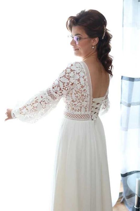 Suknia ślubna boho 34/36