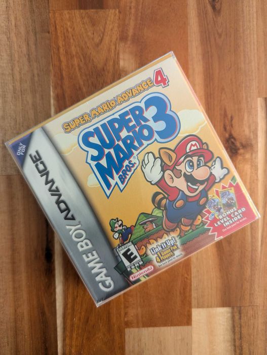 Super Mario Advance 4 Bros 3 GBA BOX Oryginał Karta e-Reader Instrukcja