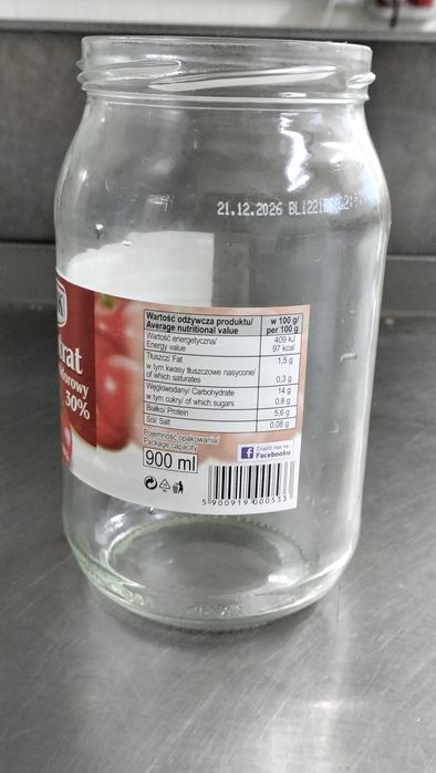 Sprzedam słoiki szklane 900 ml