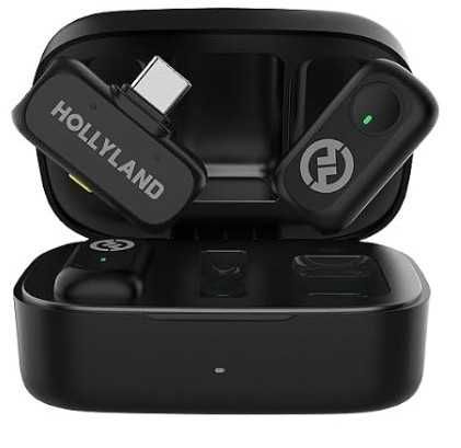 Microfone de lapela hollyland para telemóveis