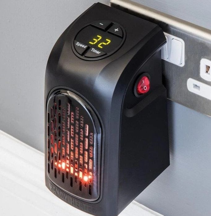 Тепловентилятор Handy Heater мини обогреватель дуйчик 370Вт Led дисплей