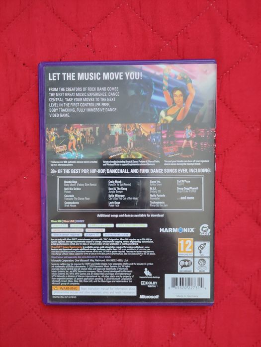 Dance central Xbox 360