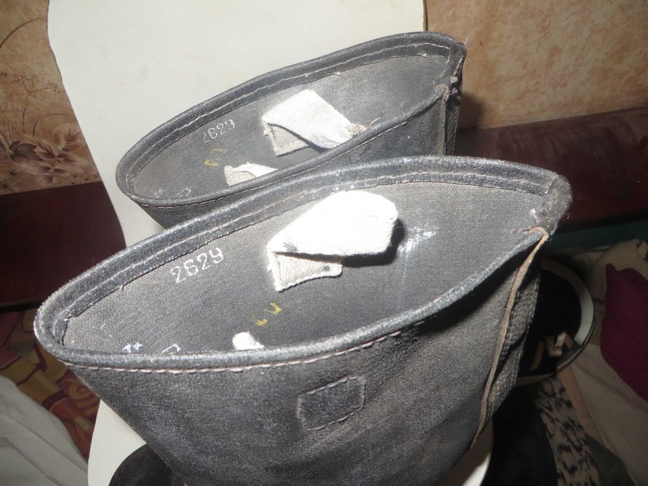 Сапоги военные юфтевые кирзовые Размер 41 Стелька 26.2 см Киев 1992 г